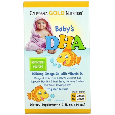 Антиоксидант California Gold Nutrition Baby`s  DHA  59 мл