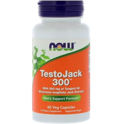 Тестобустер NOW TestoJack 300 60 капсул