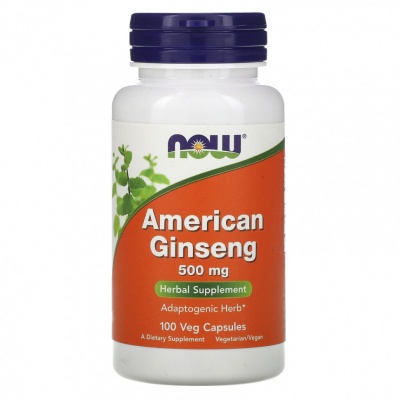   NOW American Ginseng 500  100 