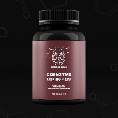 Антиоксидант Mentor Mind Coenzyme В1+В6+В9 120 капсул