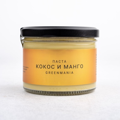 Паста Greenmania кокос и манго 200 гр