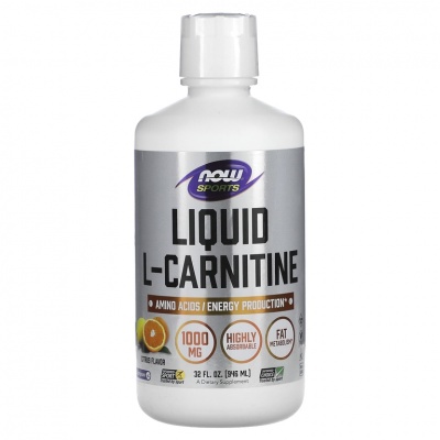 Л-карнитин NOW L-carnitine liquid 946 мл