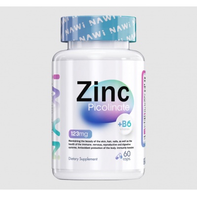  NAWI Zinc Picolinate + Vitamin B6 60 